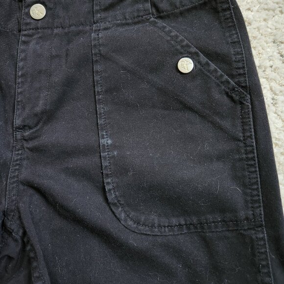 Vintage Calvin Klein Jeans Black Denim 90s Shorts Size 8 - Picture 3 of 16
